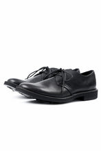 画像をギャラリービューアに読み込む, Y's for men PLAIN TOE SHOES / OIL WAX LEATHER (BLACK)