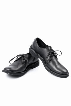 画像をギャラリービューアに読み込む, Y's for men PLAIN TOE SHOES / OIL WAX LEATHER (BLACK)