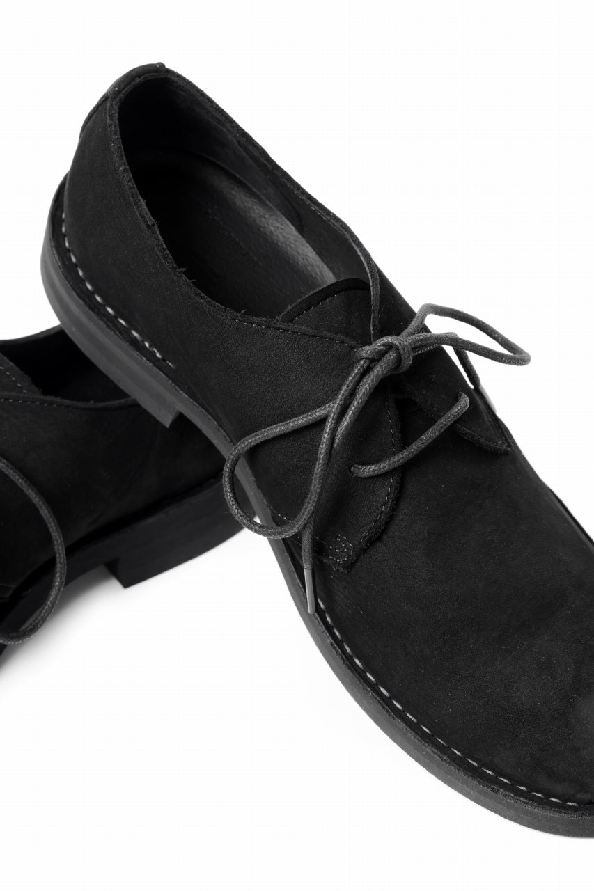 画像をギャラリービューアに読み込む, Y's for men PLAIN TOE SHOES / NUBUCK LEATHER (BLACK)