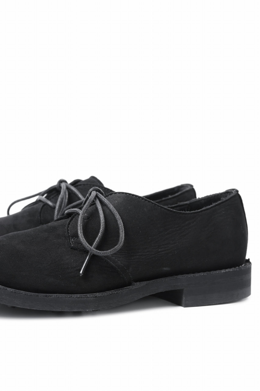 画像をギャラリービューアに読み込む, Y's for men PLAIN TOE SHOES / NUBUCK LEATHER (BLACK)