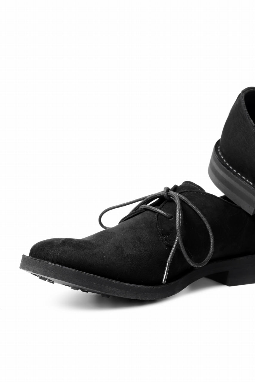 画像をギャラリービューアに読み込む, Y's for men PLAIN TOE SHOES / NUBUCK LEATHER (BLACK)