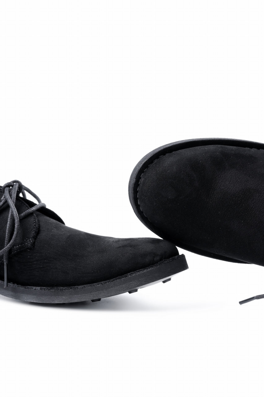 画像をギャラリービューアに読み込む, Y's for men PLAIN TOE SHOES / NUBUCK LEATHER (BLACK)