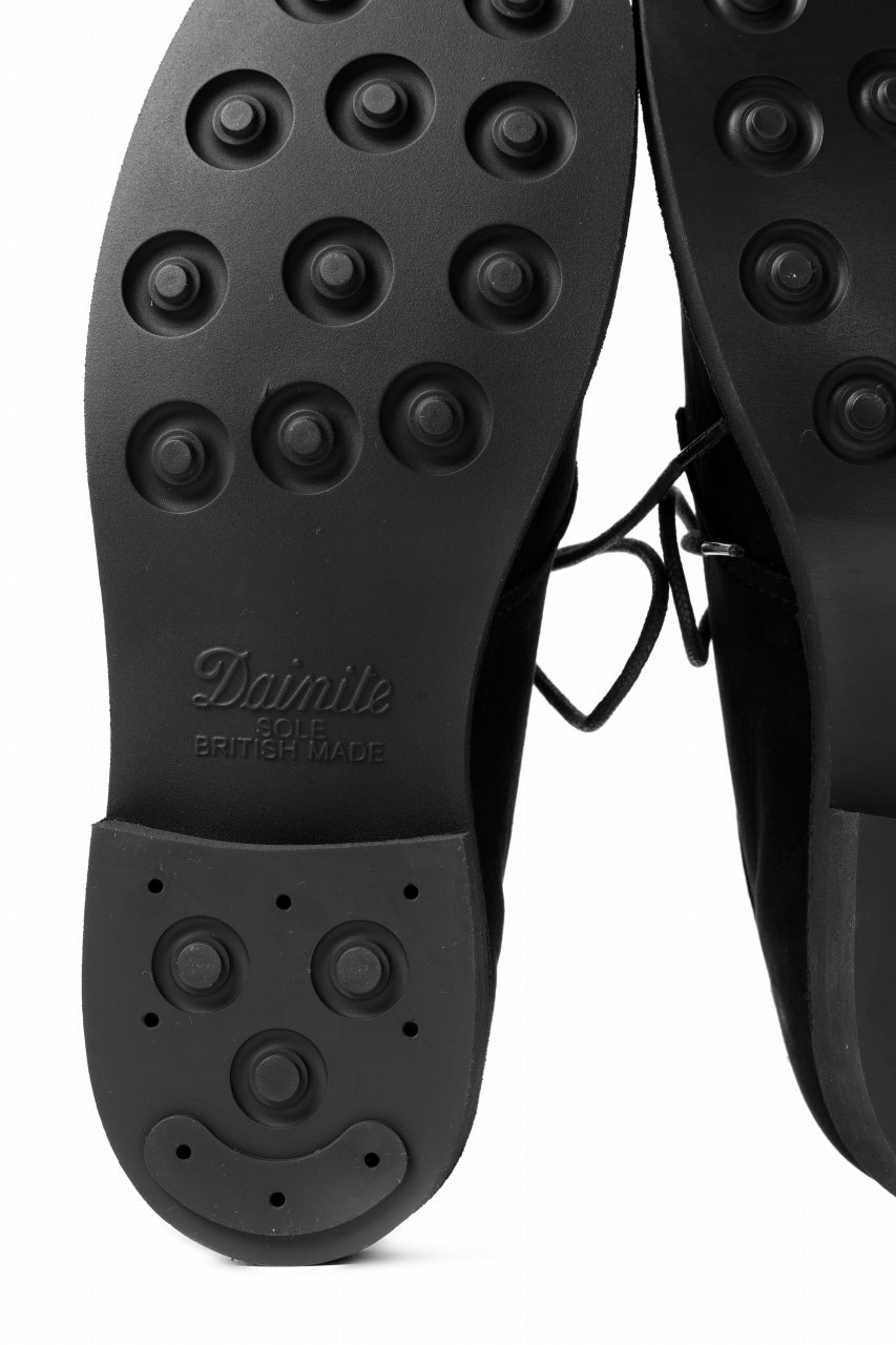画像をギャラリービューアに読み込む, Y's for men PLAIN TOE SHOES / NUBUCK LEATHER (BLACK)