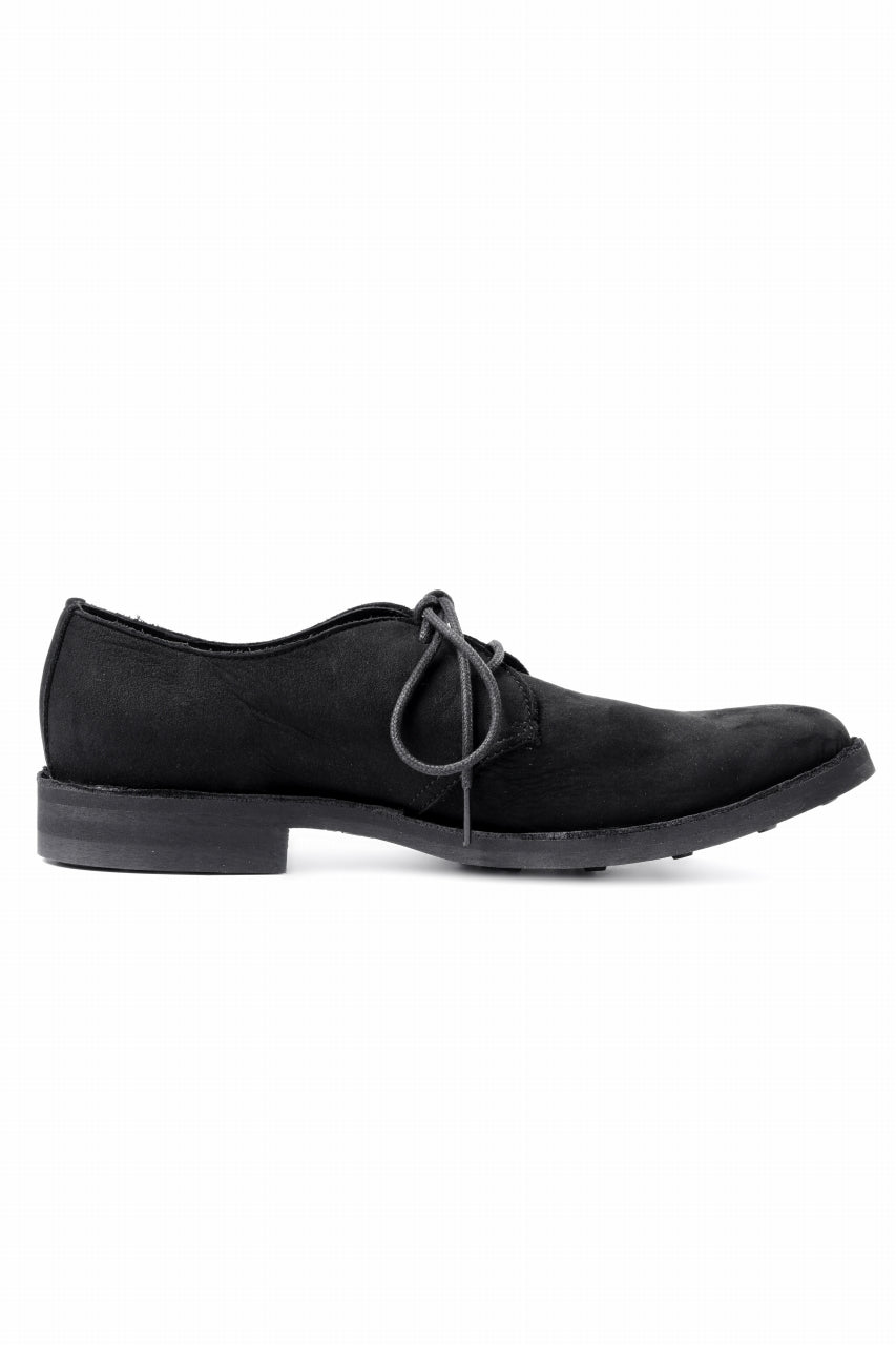 画像をギャラリービューアに読み込む, Y's for men PLAIN TOE SHOES / NUBUCK LEATHER (BLACK)