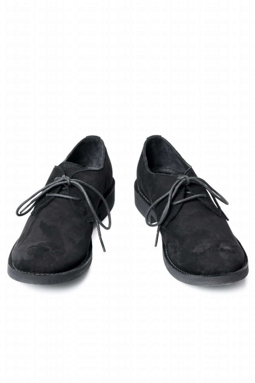 画像をギャラリービューアに読み込む, Y's for men PLAIN TOE SHOES / NUBUCK LEATHER (BLACK)