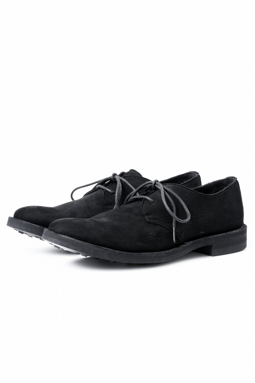 画像をギャラリービューアに読み込む, Y's for men PLAIN TOE SHOES / NUBUCK LEATHER (BLACK)