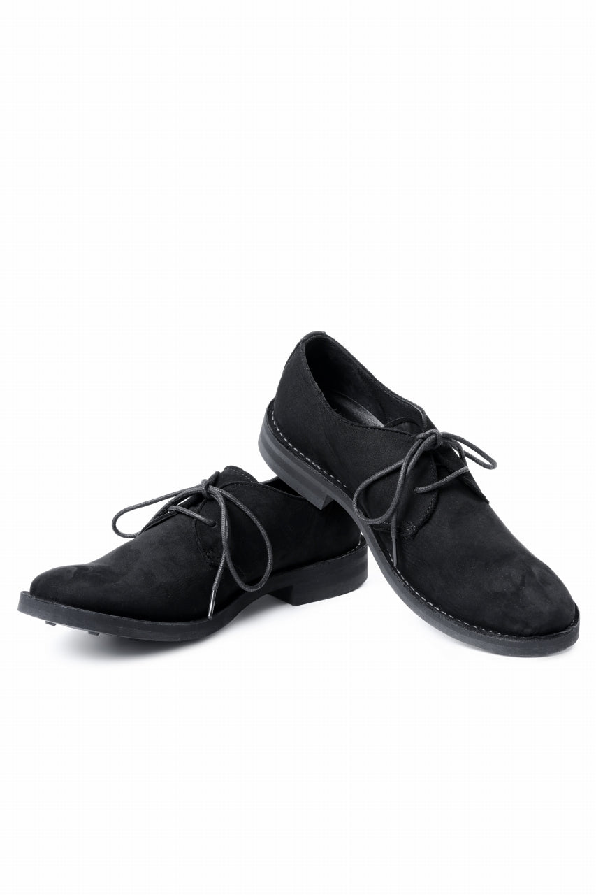 画像をギャラリービューアに読み込む, Y's for men PLAIN TOE SHOES / NUBUCK LEATHER (BLACK)