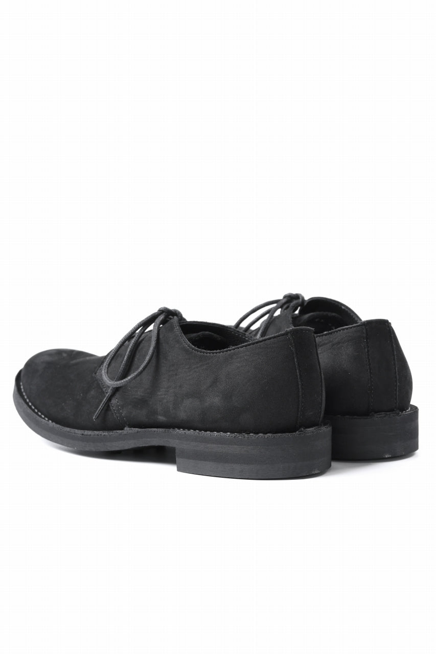 画像をギャラリービューアに読み込む, Y's for men PLAIN TOE SHOES / NUBUCK LEATHER (BLACK)