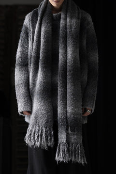 画像をギャラリービューアに読み込む, TARO HORIUCHI / th products Inflated Scarf / 1/4.5 kasuri loop knit (mono)