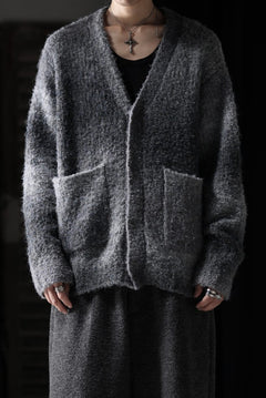 画像をギャラリービューアに読み込む, TARO HORIUCHI / th products Inflated Cardigan / 1/4.5 kasuri loop knit (mono)