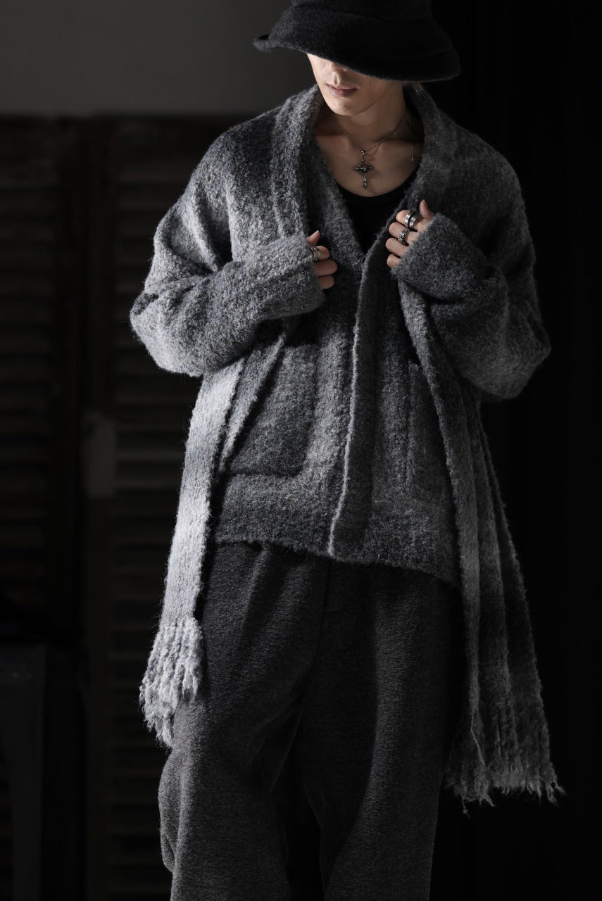 画像をギャラリービューアに読み込む, TARO HORIUCHI / th products Inflated Scarf / 1/4.5 kasuri loop knit (mono)