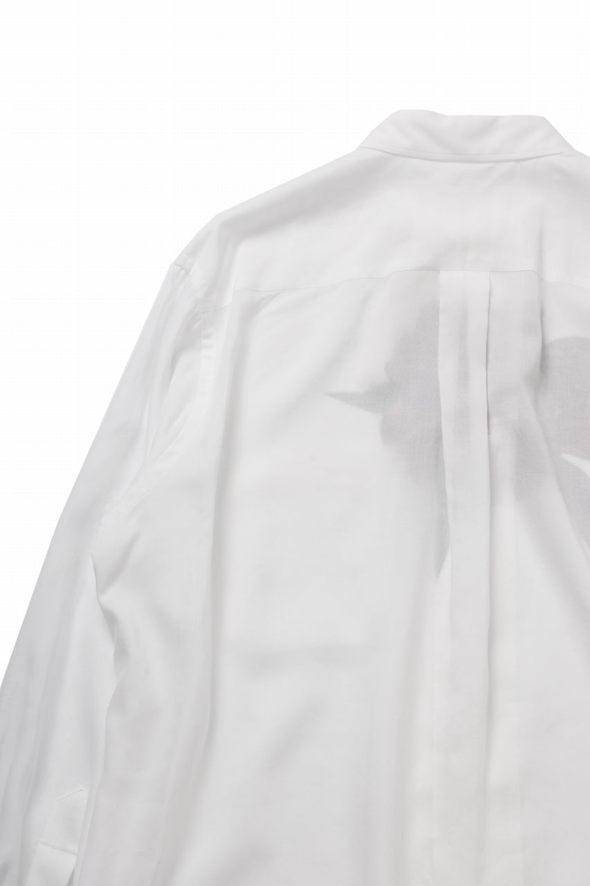 Load image into Gallery viewer, Y's for men REGULAR COLLAR SHIRT WITH RED FLOWER PRINT (WHITE)