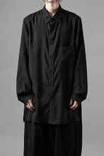 画像をギャラリービューアに読み込む, Y's for men DOUBLE STITCH SHIRT / CELLULOSE LAWN (BLACK)