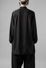 画像をギャラリービューアに読み込む, Y's for men DOUBLE STITCH SHIRT / CELLULOSE LAWN (BLACK)