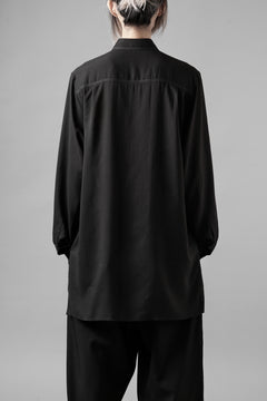 画像をギャラリービューアに読み込む, Y's for men DOUBLE STITCH SHIRT / CELLULOSE LAWN (BLACK)