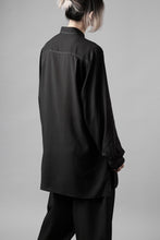 画像をギャラリービューアに読み込む, Y's for men DOUBLE STITCH SHIRT / CELLULOSE LAWN (BLACK)
