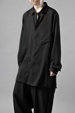 画像をギャラリービューアに読み込む, Y's for men DOUBLE STITCH SHIRT / CELLULOSE LAWN (BLACK)