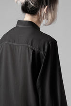 画像をギャラリービューアに読み込む, Y's for men DOUBLE STITCH SHIRT / CELLULOSE LAWN (BLACK)