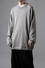 画像をギャラリービューアに読み込む, Y's for men SUMMER KNIT PULLOVER / 12G PLAIN STITCH (CHARCOAL)