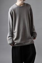 画像をギャラリービューアに読み込む, Y's for men SUMMER KNIT PULLOVER / 12G PLAIN STITCH (CHARCOAL)