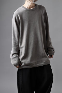 画像をギャラリービューアに読み込む, Y's for men SUMMER KNIT PULLOVER / 12G PLAIN STITCH (CHARCOAL)
