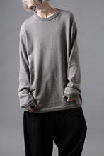 画像をギャラリービューアに読み込む, Y's for men SUMMER KNIT PULLOVER / 12G PLAIN STITCH (CHARCOAL)
