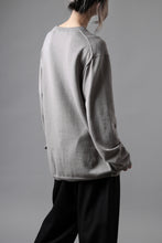 画像をギャラリービューアに読み込む, Y's for men SUMMER KNIT PULLOVER / 12G PLAIN STITCH (CHARCOAL)