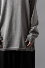 画像をギャラリービューアに読み込む, Y's for men SUMMER KNIT PULLOVER / 12G PLAIN STITCH (CHARCOAL)