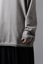 画像をギャラリービューアに読み込む, Y's for men SUMMER KNIT PULLOVER / 12G PLAIN STITCH (CHARCOAL)