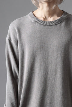 画像をギャラリービューアに読み込む, Y's for men SUMMER KNIT PULLOVER / 12G PLAIN STITCH (CHARCOAL)