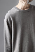 画像をギャラリービューアに読み込む, Y's for men SUMMER KNIT PULLOVER / 12G PLAIN STITCH (CHARCOAL)