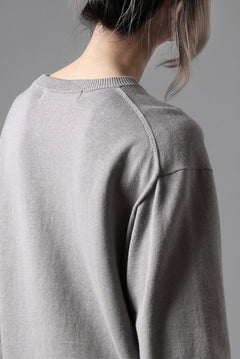 画像をギャラリービューアに読み込む, Y's for men SUMMER KNIT PULLOVER / 12G PLAIN STITCH (CHARCOAL)