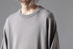 画像をギャラリービューアに読み込む, Y's for men SUMMER KNIT PULLOVER / 12G PLAIN STITCH (CHARCOAL)
