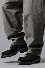 画像をギャラリービューアに読み込む, Y's for men WITHSTRING WORK PANTS / COTTON LINEN SULFIDED OZONE (CHARCOAL)