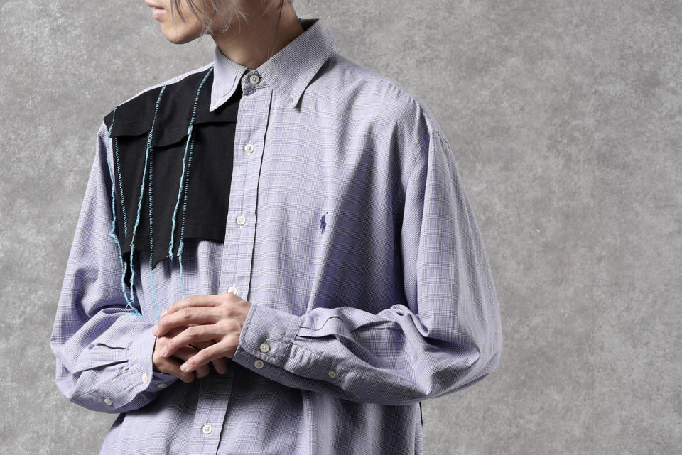 画像をギャラリービューアに読み込む, MASSIMO SABBADIN exclusive PLAID CHECK SHIRT (rpl str)