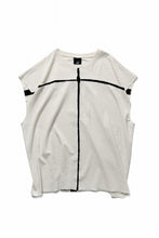 画像をギャラリービューアに読み込む, thom/krom SLEEVELESS T SHIRT / FLAME DOUBLE-FACE JERSEY (DUNE)