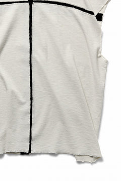 画像をギャラリービューアに読み込む, thom/krom SLEEVELESS T SHIRT / FLAME DOUBLE-FACE JERSEY (DUNE)