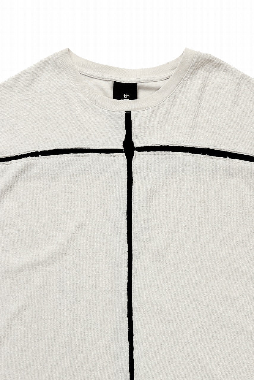 画像をギャラリービューアに読み込む, thom/krom SLEEVELESS T SHIRT / FLAME DOUBLE-FACE JERSEY (DUNE)