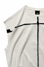 画像をギャラリービューアに読み込む, thom/krom SLEEVELESS T SHIRT / FLAME DOUBLE-FACE JERSEY (DUNE)