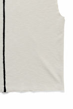 画像をギャラリービューアに読み込む, thom/krom SLEEVELESS T SHIRT / FLAME DOUBLE-FACE JERSEY (DUNE)