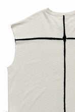 画像をギャラリービューアに読み込む, thom/krom SLEEVELESS T SHIRT / FLAME DOUBLE-FACE JERSEY (DUNE)