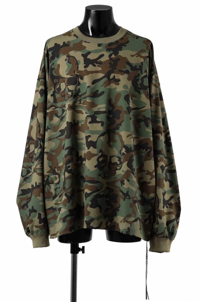 画像をギャラリービューアに読み込む, MASTERMIND WORLD CAMO LS TEE / OVERSIZED (WOODLAND)