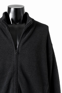 Load image into Gallery viewer, MASTERMIND WORLD LOUNGE FULL-ZIP TRACK JACKET / SOFTY BOA FLEECE (BLACK x WHITE)