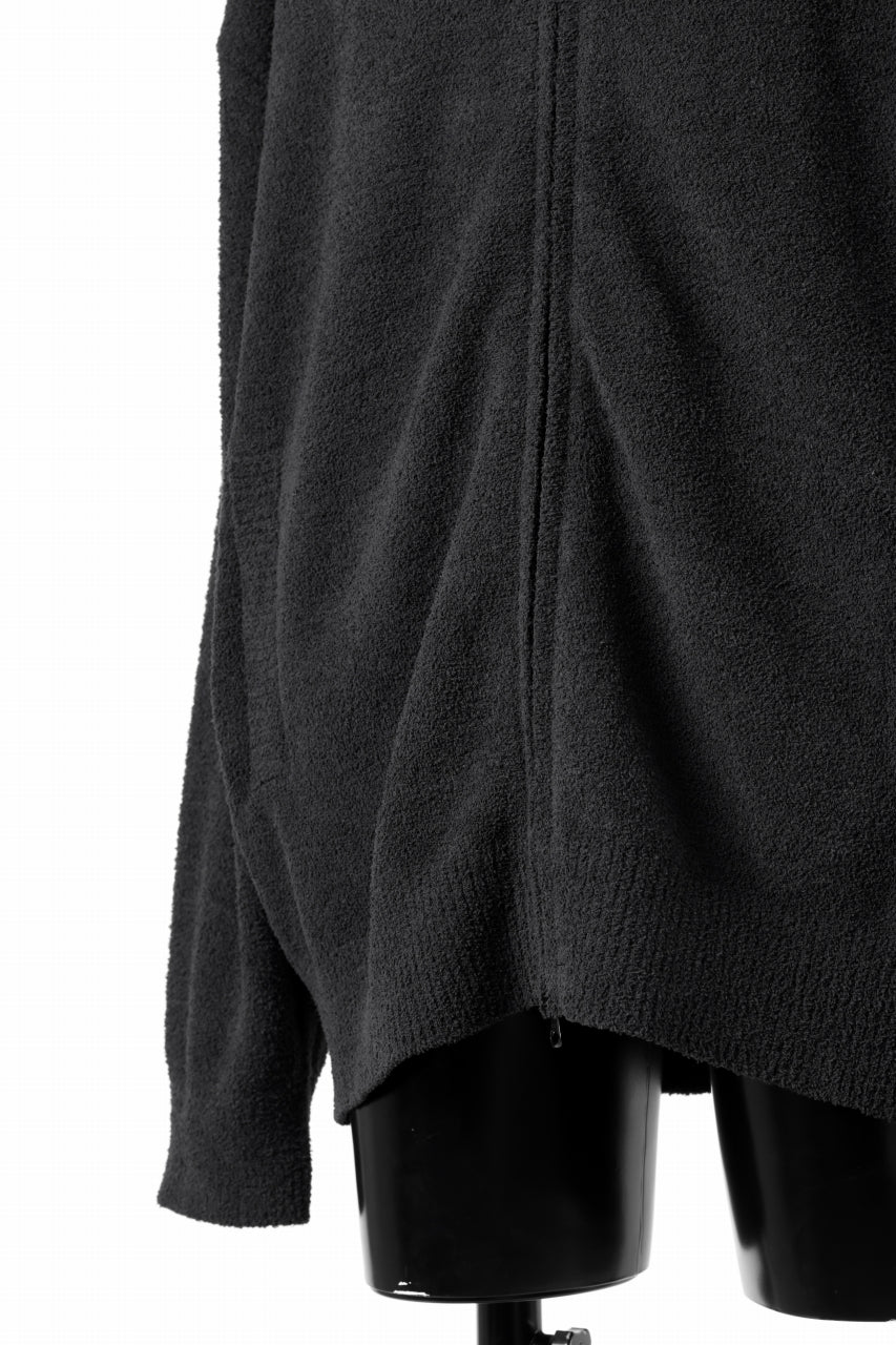 Load image into Gallery viewer, MASTERMIND WORLD LOUNGE FULL-ZIP TRACK JACKET / SOFTY BOA FLEECE (BLACK x WHITE)