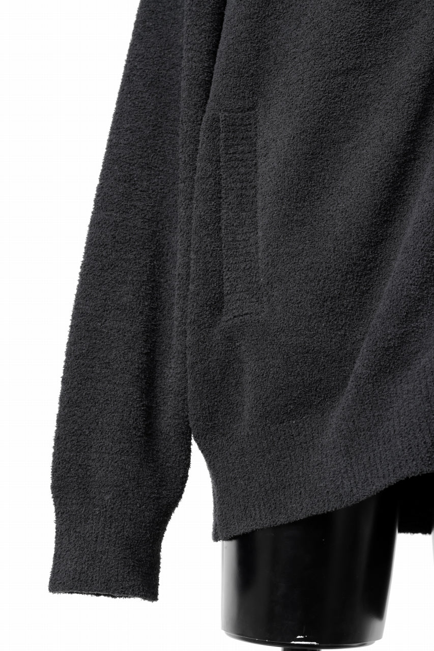 Load image into Gallery viewer, MASTERMIND WORLD LOUNGE FULL-ZIP TRACK JACKET / SOFTY BOA FLEECE (BLACK x WHITE)