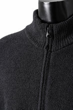 Load image into Gallery viewer, MASTERMIND WORLD LOUNGE FULL-ZIP TRACK JACKET / SOFTY BOA FLEECE (BLACK x CHARCOAL)