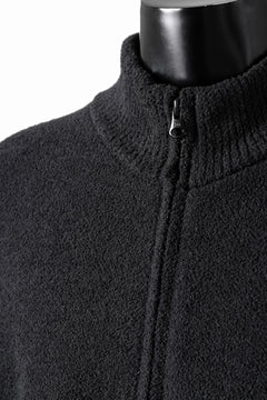 Load image into Gallery viewer, MASTERMIND WORLD LOUNGE FULL-ZIP TRACK JACKET / SOFTY BOA FLEECE (BLACK x CHARCOAL)