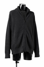 Load image into Gallery viewer, MASTERMIND WORLD LOUNGE FULL-ZIP TRACK JACKET / SOFTY BOA FLEECE (BLACK x WHITE)