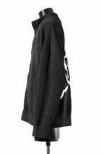 Load image into Gallery viewer, MASTERMIND WORLD LOUNGE FULL-ZIP TRACK JACKET / SOFTY BOA FLEECE (BLACK x WHITE)