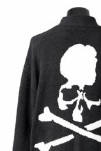 Load image into Gallery viewer, MASTERMIND WORLD LOUNGE FULL-ZIP TRACK JACKET / SOFTY BOA FLEECE (BLACK x WHITE)